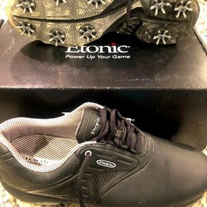 Mens size 10.5W etonic golf shoes